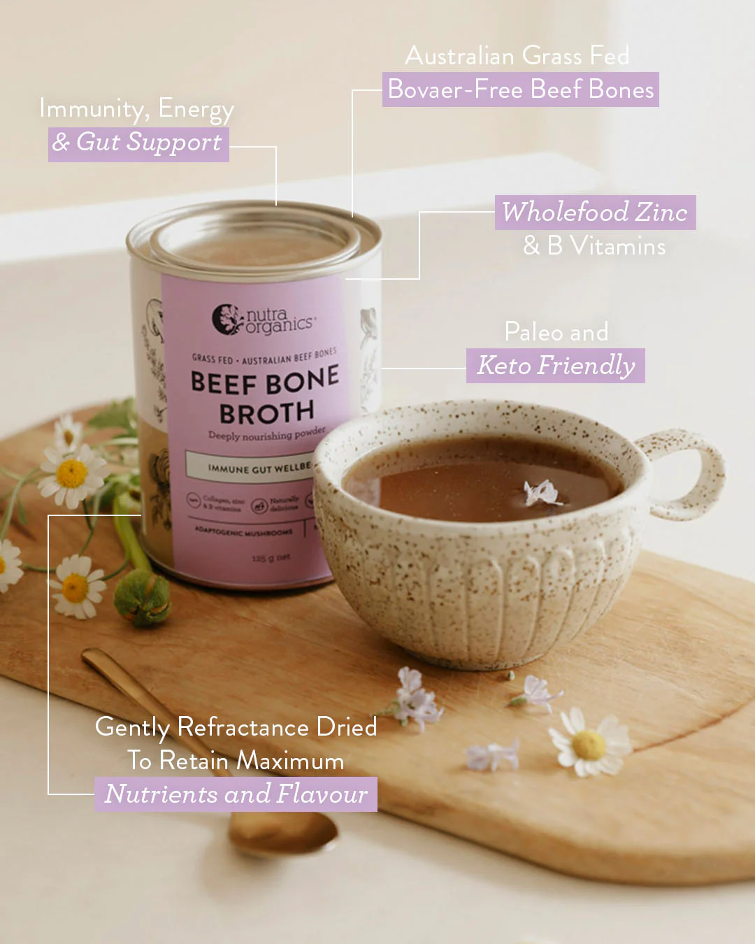 Beef Bone Broth Adaptogenic Mushroom - Image 4