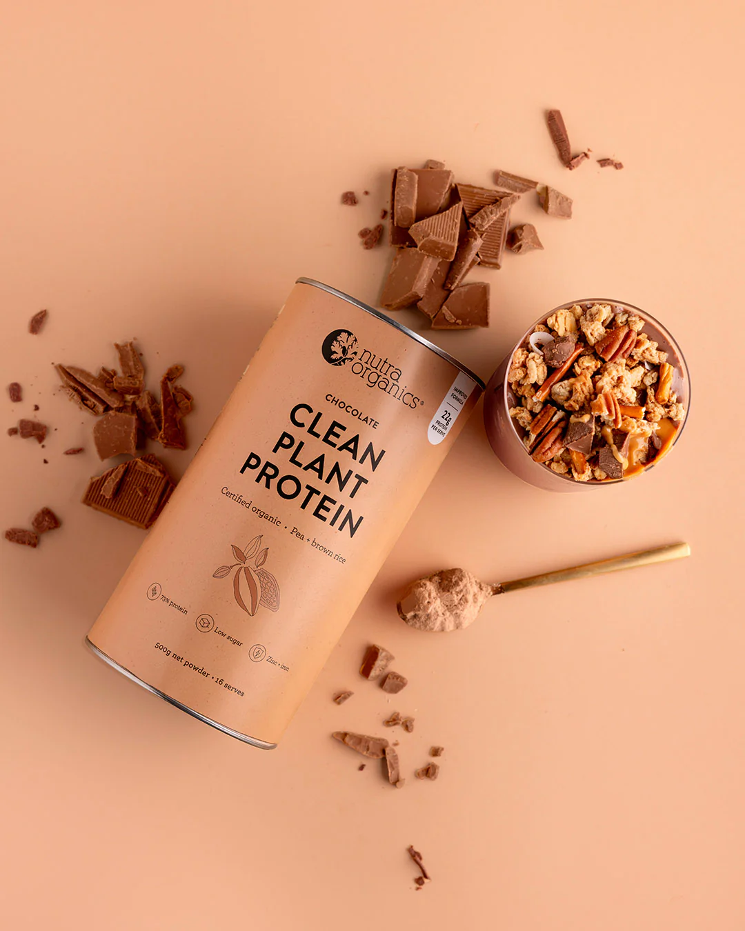 Clean Plant Protein Smooth Chocolate - Image 5