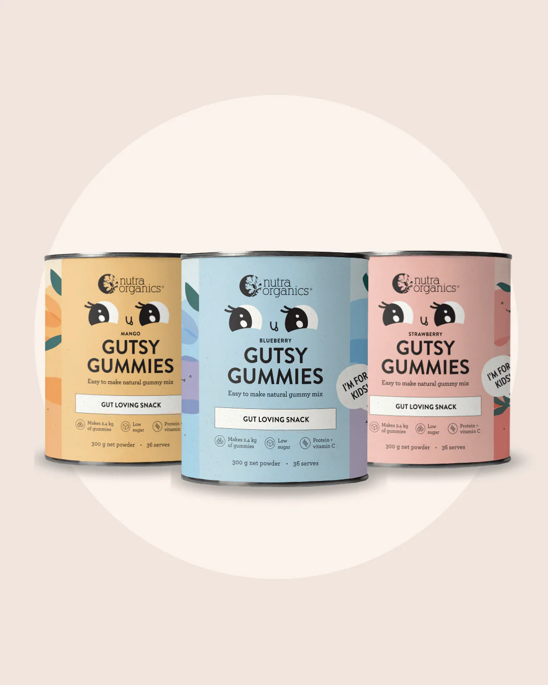 Gutsy Gummies Flavour Trio